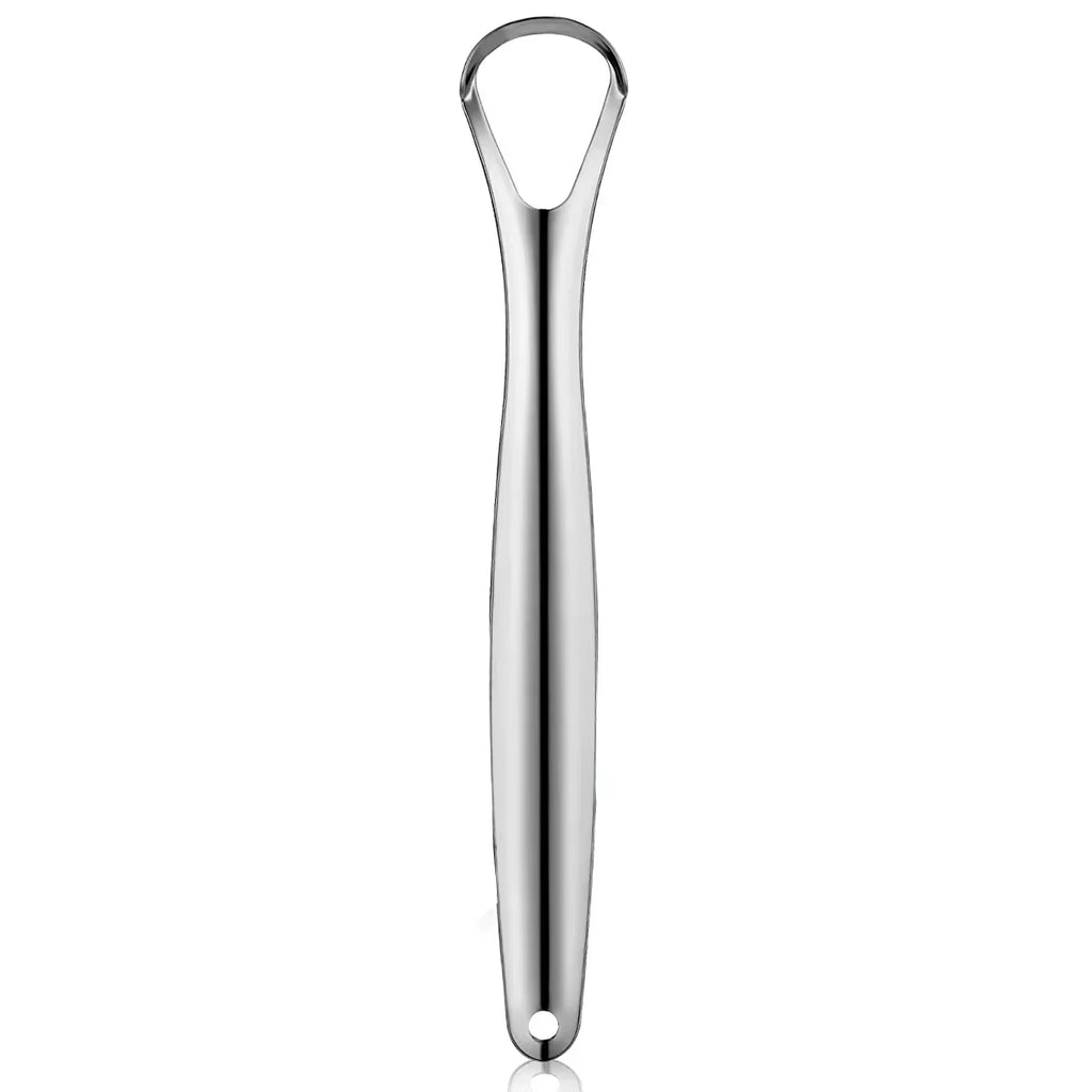 Premium 1Pcs/3Pcs Metal Tongue Scraper Cleaner for Adults & Kids Portable Stainless Steel Tongue Scrapers Brushes for Removing
