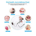 Premium 1Pcs/3Pcs Metal Tongue Scraper Cleaner for Adults & Kids Portable Stainless Steel Tongue Scrapers Brushes for Removing