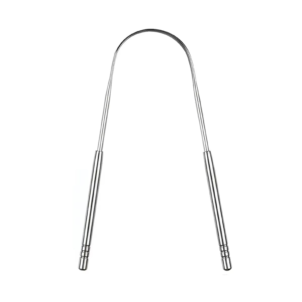 Premium 1Pcs/3Pcs Metal Tongue Scraper Cleaner for Adults & Kids Portable Stainless Steel Tongue Scrapers Brushes for Removing