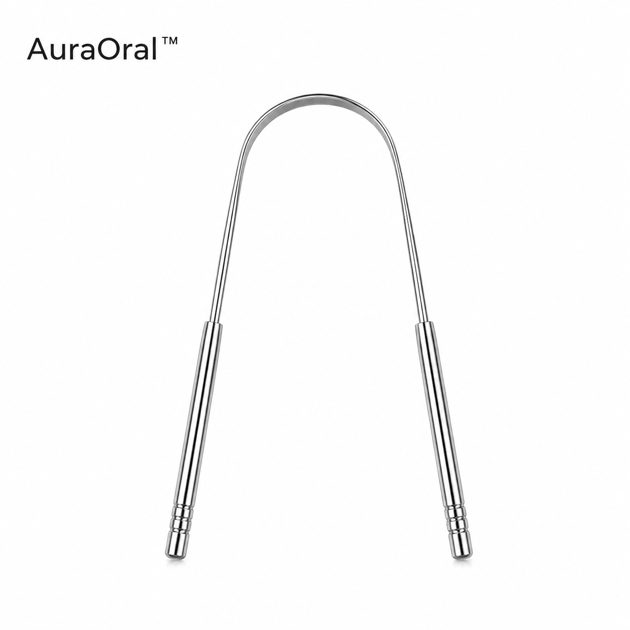 AuraOral™ Premium Stainless Steel Tongue Cleaner